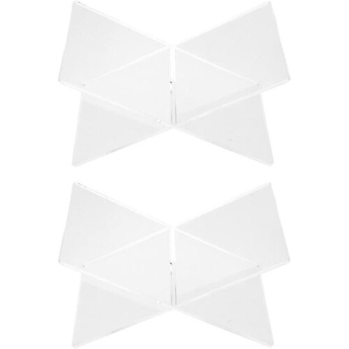 2pcs X- Model Acrylic Book Holder