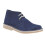 Roamers Classic Suede Desert Boots, Navy Blue, 7 UK 2