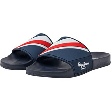 Pepe Jeans Men SLIDER TEXTURE Slide Sandals Navy 8
