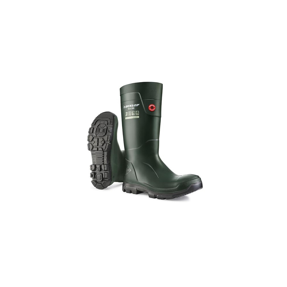 Dunlop Unisex Green Terrapro Wellingtons - Size UK 2.5 - Image 5