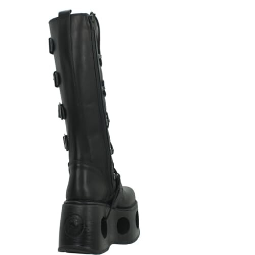 New Rock New Rock Metallic Black Boots M.272-S2 2