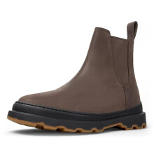 Camper Men's Brutus+ K300534 Chelsea Bootie, Dark Brown 002, 41 EU, Dark Brown 002, 7 UK