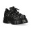 New Rock New Rock M-120NR-C1 Black Leather Gothic Platform Ankle Boots 1