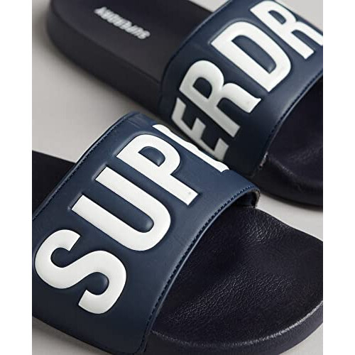 Superdry Superdry CODE CORE POOL SLIDE, Slide sandal, Deep Navy/Optic, 1