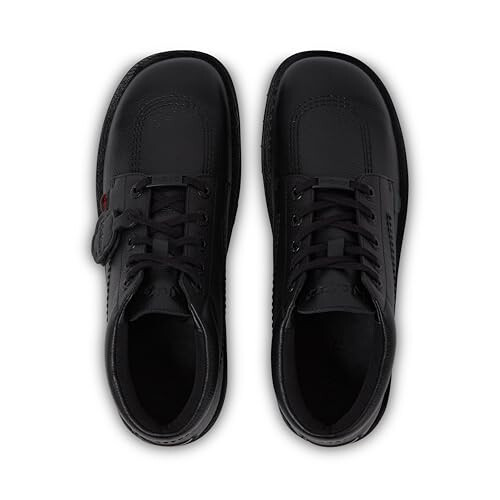 KicKers Kickers Men's Kick Hi Tab Leather Ankle Boot, Black, 9 UK