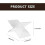 2pcs X- Model Acrylic Book Holder 2