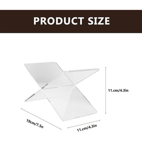 2pcs X- Model Acrylic Book Holder 1
