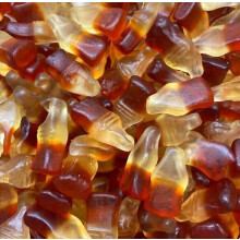Cola Bottles - 1KG Bag Cola Flavoured Gummy Sweets - Cola Bottle - Pick and Mix