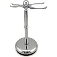 Parker Safety Razor, The Adjust-O-Stand, Adjustable Safety Razor & Shave Brush Stand, Simple to Customize to fit Any Size Shave Brush - PATENT PENDING