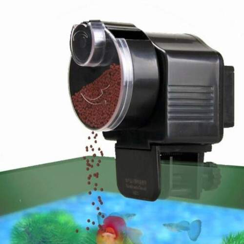 Automatic fish feeder, compact automatic fish feeder fish tank feeder aquarium feeder 2