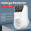 LED Display Voltage Protector Socket AC 230V Adjustable 16A Power Protector Socket with Automatic Reset Function EU Plug 5