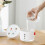Small Humidifiers 800ml Desk Humidifiers Quiet Operation Night Light Function Two Modes for Bedroom Babies Room Office A 2