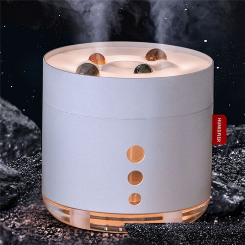 Small Humidifiers 800ml Desk Humidifiers Quiet Operation Night Light Function Two Modes for Bedroom Babies Room Office A 2