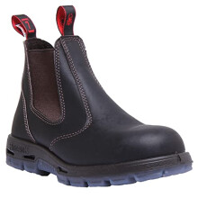 Redback USBOK Chelsea Safety Boots Claret Brown Australian Made UK size 11.5