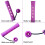 Natural Curling Irons, 30 Count, Styling Tools for Long and Short Hair 2