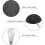 Table Lamp Bedside Lamp with E27 6W Bulb Touch Control 2 Fast Charging USB Ports Gift 4