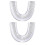 2pcs U-shaped Toothbrush Tools Electric Automatic Toothbrush Heads Accessories 1