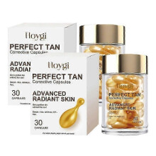 (2PCS) 1-5x Portable Tanning Capsule Accelerate Natural Bronze Tan Moisturizing & Soothing Even Skin Tone Sunless Self-Tanning Serum