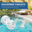 Jaysuing Pool Effervescent Tablets, Multi-Purpose Fast Dissolving Cleaner for Swimming Pool 5