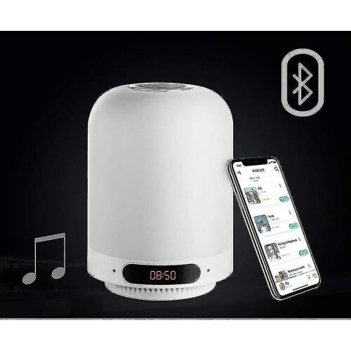Multifunctional Bluetooth Night Light Speaker with Rechargeable Lithium Battery and Dimmable Functio 2