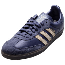 adidas Samba Og Mens Fashion Trainers in Navy Gold - 9.5 UK
