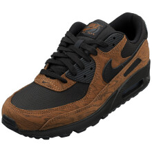 (44.5) Nike AIR MAX 90 PREMIUM Herren Fashion Sneaker in Tan Black
