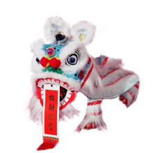 Chinese Lion Puppet Festive Lion Dance Puppet for Birthday Holiday Christmas