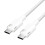 Vention USB-C to C cable, braided, 3A, 480Mbps, 60W, 1m, WH 1