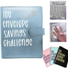 Save $5,050 with 100 Envelope Challenge Binder - Budget Planning, Cash Envelopes Included