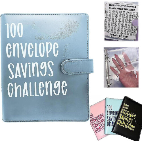 Save $5,050 with 100 Envelope Challenge Binder - Budget Planning, Cash Envelopes Included