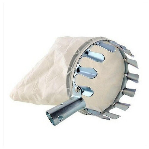 Outdoor Fruit Pickesr, Apple Orange Peach Pear Practical Garden Picking Tool Bag(2pcs,silver)