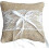 Wedding Ring Bearer Pillow Cushion Burlap and Lace 1