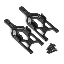 RC Car Upgrade Back & Forth Lower A Arm Swing Arm Kit for 1/10 E-Maxx/T-Maxx RC Car Upgrade Parts Black