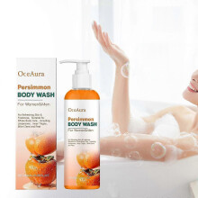 OceAura Persimmon Body Wash Gentle Cleansing & Hydrating for Skin