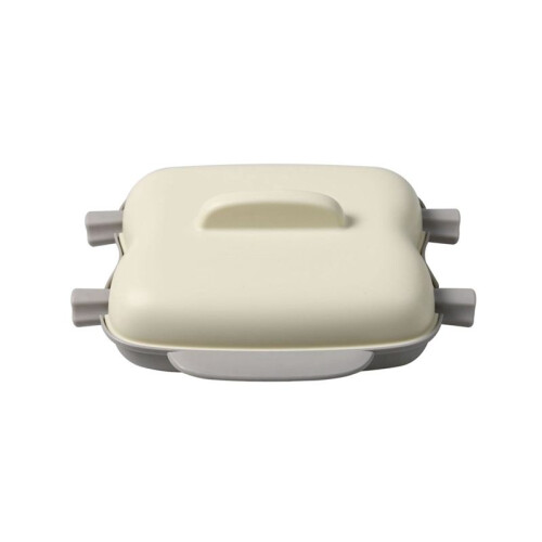 Microwave Oven Steaming Corn Box Kitchen Tool Corn Box Microwave Oven Steaming Corn Box Creamy-White