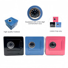 Piggy Bank Cash Coin Box ATM Bank Electronic Coin Piggy Bank with Password Coin Box,Storage Box Peach