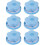 6 pcs Washing Machine Floating Hair Filter Net Mesh Plum-shaped 1