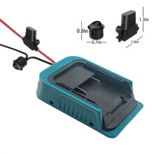 Power Wheel Adapter for 40V Battery with Fuse Wire Terminals Power Connector for Rc Car Robotics Truck DIY