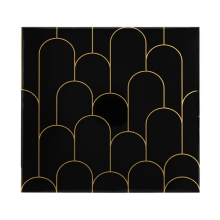 Self-Adhesive Vinyl Sticker Tiles for Kitchen Black 30 x 30 cm 10 pcs — vinyl stickers, self adhesive tiles