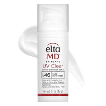 EltaMD UV Clear Facial Sunscreen SPF 46 – Oil-Free Formula with Zinc Oxide, Dermatologist Recommended (White)