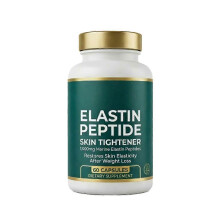 Elastin Peptide Capsules - 60pcs Marine Collagen Supplement for Skin Elasticity