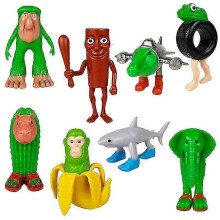 AI Shan Hai Jing hand puppet Tong Tong Tong wooden stick man Tralala wearing shoes shark doll model 2025