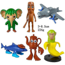 AI Shan Hai Jing hand puppet Tong Tong Tong wooden stick man Tralala wearing shoes shark doll model 2025