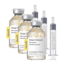 (3PCS) 1-5x Korean AntiAging Serum with Silk Peptide Collagen Boost, Instant Lifting and 72H Hydration