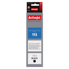 Activejet AE-113Bk Ink Bottle (Replacement Epson 113 C13T06B140; Supreme; 70ml; Black)