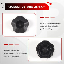 4Pcs Camping Stool Leg Cap Non-Slip Outdoor Chair Foot Cover Adjustable Fishing Chair Accessory 13mm
