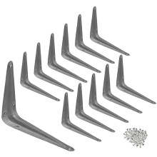 Wideskall metal wall corner shelf brackets 12 pcs