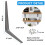 Wideskall metal wall corner shelf brackets 12 pcs 3