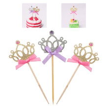 XM Culture cake topper rhinestone tiara 10 pcs