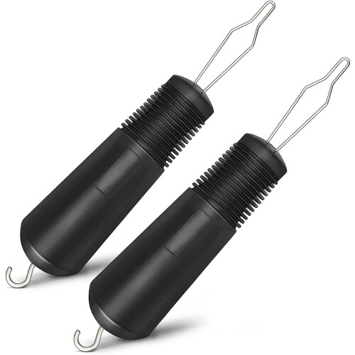 Button Hook and Zipper Pull Tool with Non-Slip Grips 1 Pack